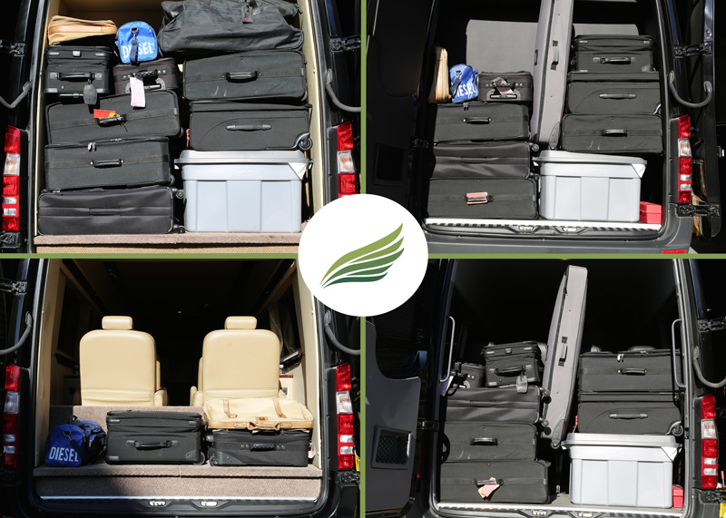 How Much Luggage Will Fit Inside a Luxury Sprinter Van? [VIDEO]