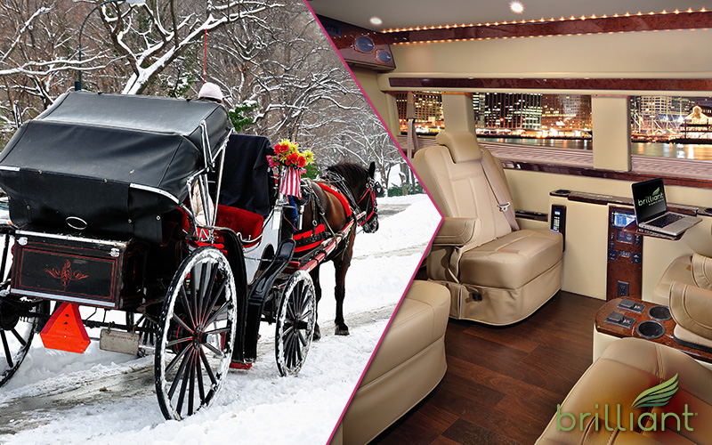 carriage vs limo valentines NYC