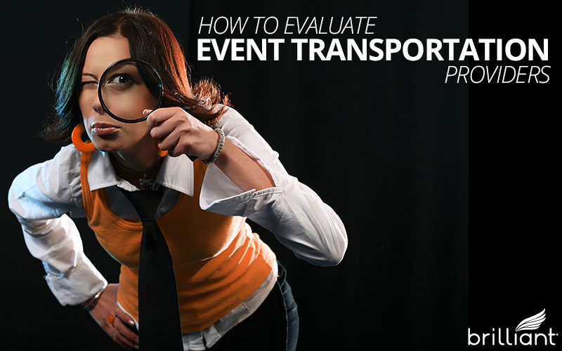 how to evaluate event transportation companies