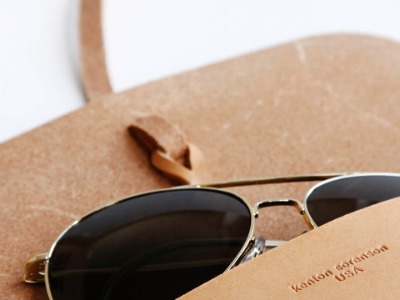 mestre Hovedkvarter klassisk Keep Your Shades Safe: Handmade Leather Sunglass Pouch