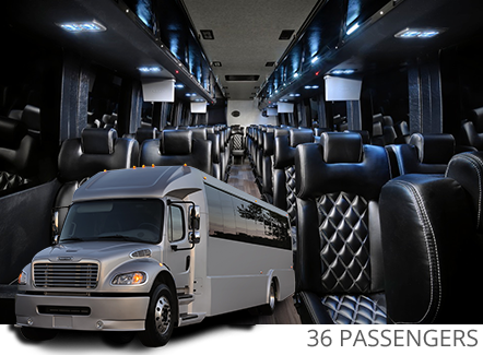 36 passenger minibus service NYC