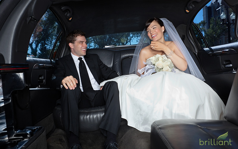 Boston wedding limo